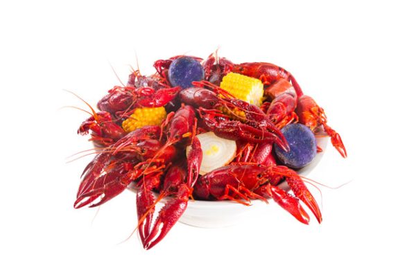 Whole Crawfish Cooked