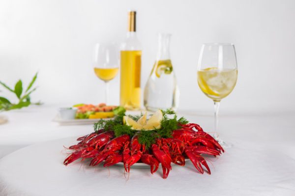 Whole Crayfish a la nage